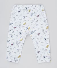 Calca-Infantil-Saruel-em-Moletom-Estampada-de-Monstrinhos--Cinza-Mescla-Claro-9443398-Cinza_Mescla_Claro_2