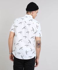 Camisa-Masculina-Estampada-de-Passaros-Manga-Curta-Branca-9110474-Branco_2