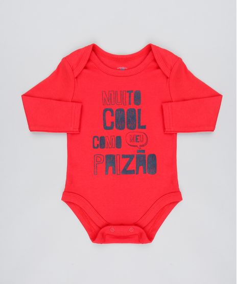 Body-Infantil--Muito-Cool-Como-meu-Paizao--Manga-Longa-Vermelho-9443999-Vermelho_1