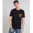 Camiseta-Masculina-Estampada-Etnica-com-Bolso-Gola-Careca-Manga-Curta-Preta-9460148-Preto_1