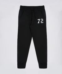Calca-Infantil-em-Moletom-com-Estampa--72--Preta-9346856-Preto_1