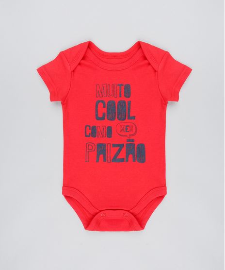 Body-Infantil--Muito-Cool-Como-meu-Paizao--Manga-Curta-Vermelho-9444001-Vermelho_1