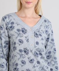 Pijama-Feminino-Estampado-Manga-Longa-Floral-Cinza-9508006-Cinza_3