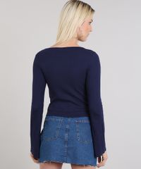 Blusa-Feminina-Basica-Canelada-Decote-Arredondado-Manga-Longa-Azul-Marinho-9528784-Azul_Marinho_2