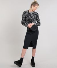 Sueter-Feminino-em-Trico-Estampado-Animal-Print-Decote-Redondo-Cinza-9431370-Cinza_3