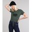 Blusa-Feminina--I-m-A-Limited-----Decote-Arredondo-Canelado-Manga-Curta-Verde-Escuro-9465202-Verde_Escuro_1