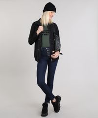 Jaqueta-de-Sarja-Feminina-Gola-Alta-com-Botoes-Preta-9361544-Preto_3