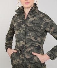 Jaqueta-de-Sarja-Feminina-Estampada-Camuflagem-Gola-Alta-com-Botoes-Verde-Militar-9361424-Verde_Militar_4