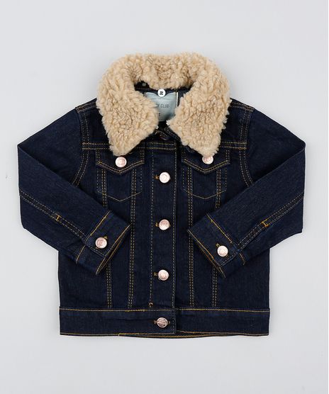 Jaqueta-Jeans-Infantil-com-Gola-em-Pelo-Removivel-Azul-Escuro-9541808-Azul_Escuro_1