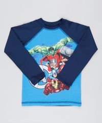 Camiseta-de-Praia-Infantil-os-Vingadores-Raglan-Manga-Longa-Azul-9519218-Azul_1