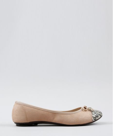 Sapatilha-Feminina-Moleca-com-Recorte-Animel-Print-e-Laco-Bege-9558553-Bege_1