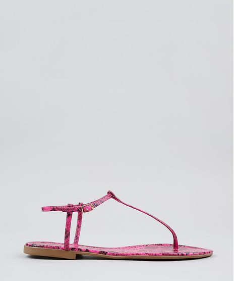 Rasteira-Feminina-com-Corrente-Animal-Print-Rosa-Neon-9568628-Rosa_Neon_1