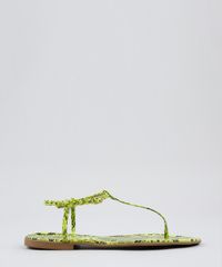 Rasteira-Feminina-com-Corrente-Animal-Print-Verde-Neon-9568624-Verde_Neon_1