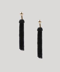 Brinco-Feminino-Com-Metal-e-Tassel-Preto-9428286-Preto_1