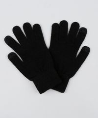 Luva-Masculina-em-Trico-Preta-9368134-Preto_1