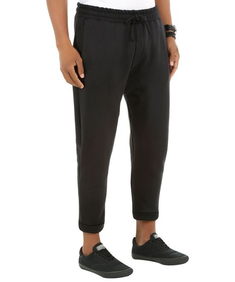 Calca-Relaxed-em-Moletom-Preta-8500937-Preto_1