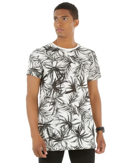 Camiseta-Longa-Estampada-de-Folhagem-Off-White-8450882-Off_White_1