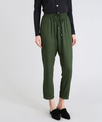 Calca-Feminina-Jogger-Em-Tecido-Leve-Verde-Escuro-9553089-Verde_Escuro_1