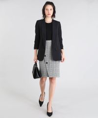 Saia-Feminina-Envelope-Com-Botoes-Frontais-Estampada-Cinza-Mescla-9443087-Cinza_Mescla_3