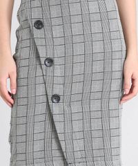Saia-Feminina-Envelope-Com-Botoes-Frontais-Estampada-Cinza-Mescla-9443087-Cinza_Mescla_4