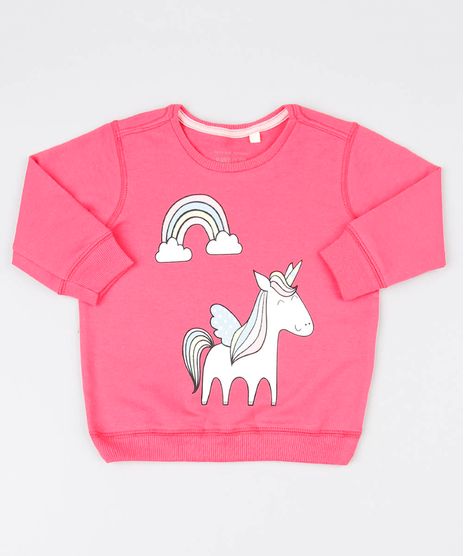 Blusao-Infantil-em-Moletom-Unicornio-com-Brilho-Rosa-9540134-Rosa_1