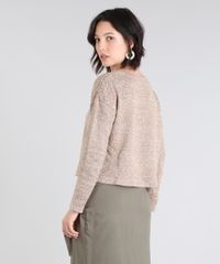Sueter-Feminino-Em-Trico-Com-Decote-Redondo-Kaki-9426283-Kaki_2