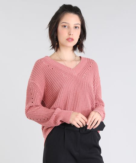 Sueter-Feminino-Em-Trico-Manga-Longa-Rosa-Escuro-9425986-Rosa_Escuro_1 Sueter-Feminino-Em-Trico-Manga-Longa-Rosa-Escuro-9425986-Rosa_Escuro_1