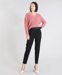 Sueter-Feminino-Em-Trico-Manga-Longa-Rosa-Escuro-9425986-Rosa_Escuro_3 Sueter-Feminino-Em-Trico-Manga-Longa-Rosa-Escuro-9425986-Rosa_Escuro_3