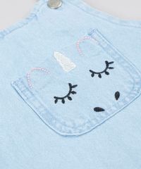Salopete-Jeans-Infantil-Unicornio-com-Bolso-Azul-Claro-9541814-Azul_Claro_4