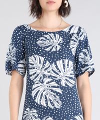 Vestido-Feminino-Estampado-Poa-com-Folhagens-Vazado-Manga-Curta-Azul-Marinho-9585061-Azul_Marinho_4