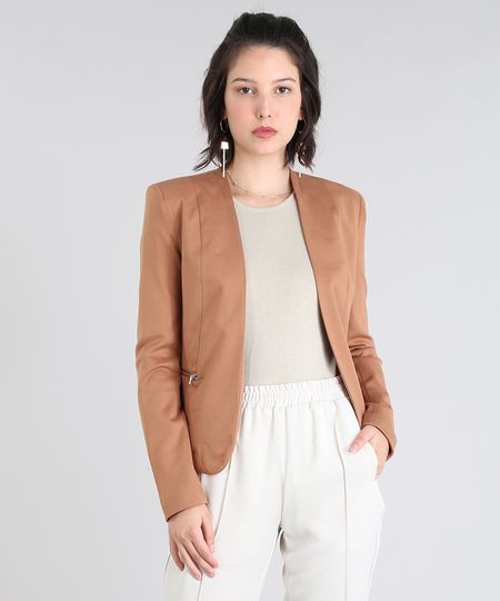 Blazer-Feminino-Com-Ziper-Marrom-Claro-9419934-Marrom_Claro_1 Blazer-Feminino-Com-Ziper-Marrom-Claro-9419934-Marrom_Claro_1