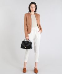 Blazer-Feminino-Com-Ziper-Marrom-Claro-9419934-Marrom_Claro_3