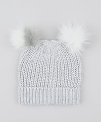 Gorro-Feminino-em-Trico-com-Pompons-Cinza-Mescla-9398757-Cinza_Mescla_2 Gorro-Feminino-em-Trico-com-Pompons-Cinza-Mescla-9398757-Cinza_Mescla_2