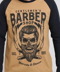 Camiseta-Masculina-Raglan--Barber-Shop--Gola-Careca-Manga-Longa-Caramelo-9549099-Caramelo_4