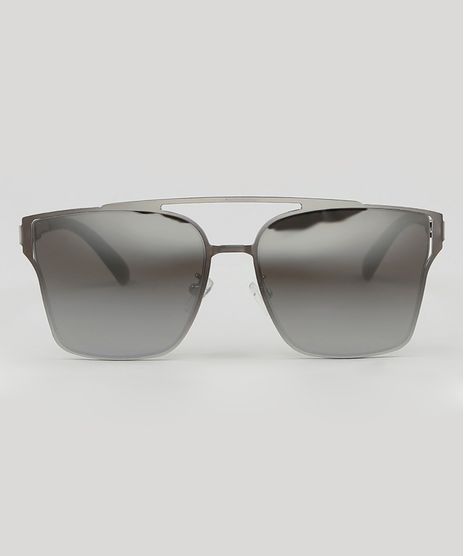 Oculos-de-Sol-Quadrado-Masculino--Prateado-9590170-Prateado_1