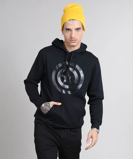Blusao-Masculino-em-Moletom-Capitao-America-com-Capuz-Preto-9578134-Preto_1 Blusao-Masculino-em-Moletom-Capitao-America-com-Capuz-Preto-9578134-Preto_1