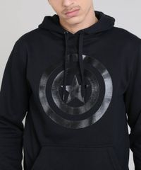 Blusao-Masculino-em-Moletom-Capitao-America-com-Capuz-Preto-9578134-Preto_4