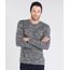 Sueter-Masculino-em-Trico-Slim-Fit-Gola-Redonda-Cinza-Mescla-Escuro-9383782-Cinza_Mescla_Escuro_1
