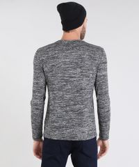 Sueter-Masculino-em-Trico-Slim-Fit-Gola-Redonda-Cinza-Mescla-Escuro-9383782-Cinza_Mescla_Escuro_2 Sueter-Masculino-em-Trico-Slim-Fit-Gola-Redonda-Cinza-Mescla-Escuro-9383782-Cinza_Mescla_Escuro_2