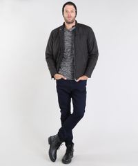 Sueter-Masculino-em-Trico-Slim-Fit-Gola-Redonda-Cinza-Mescla-Escuro-9383782-Cinza_Mescla_Escuro_3 Sueter-Masculino-em-Trico-Slim-Fit-Gola-Redonda-Cinza-Mescla-Escuro-9383782-Cinza_Mescla_Escuro_3