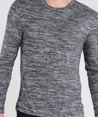 Sueter-Masculino-em-Trico-Slim-Fit-Gola-Redonda-Cinza-Mescla-Escuro-9383782-Cinza_Mescla_Escuro_4 Sueter-Masculino-em-Trico-Slim-Fit-Gola-Redonda-Cinza-Mescla-Escuro-9383782-Cinza_Mescla_Escuro_4