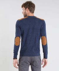Sueter-Masculino-em-Trico-com-Suede-Azul-Marinho-8850660-Azul_Marinho_2