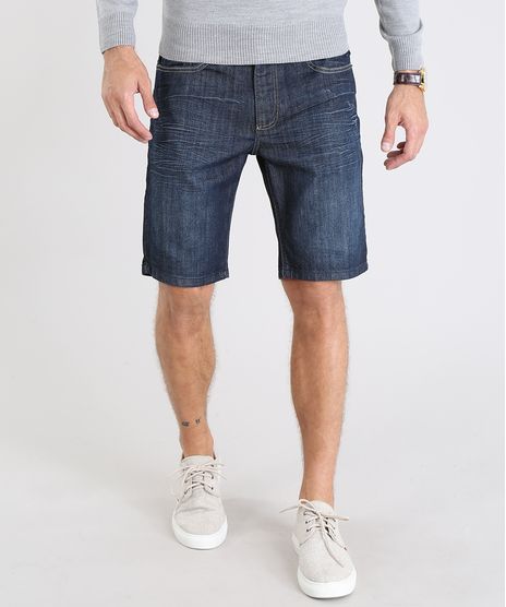 Bermuda-Jeans-Masculina-com-Pespontos-Azul-Escuro-9541117-Azul_Escuro_1