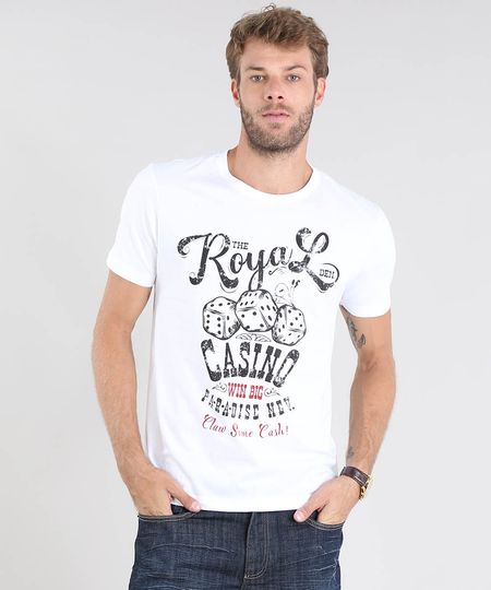 Camiseta-Masculina--The-Royal-Casino--Manga-Curta-Gola-Careca-Branca-9528296-Branco_1 Camiseta-Masculina--The-Royal-Casino--Manga-Curta-Gola-Careca-Branca-9528296-Branco_1