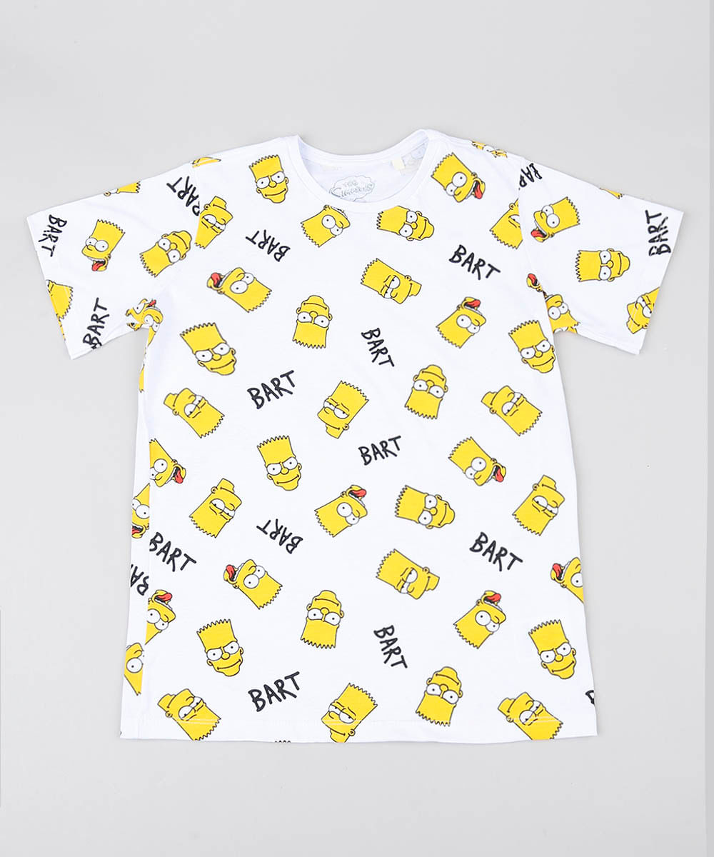 camisa estampada simpsons