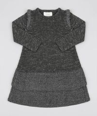 Vestido-Infantil-Em-Trico-Com-Fio-Lurex-Verde-Escuro-9431342-Verde_Escuro_1