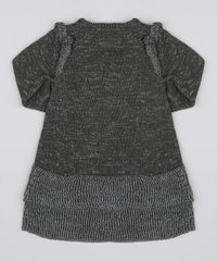 Vestido-Infantil-Em-Trico-Com-Fio-Lurex-Verde-Escuro-9431342-Verde_Escuro_2