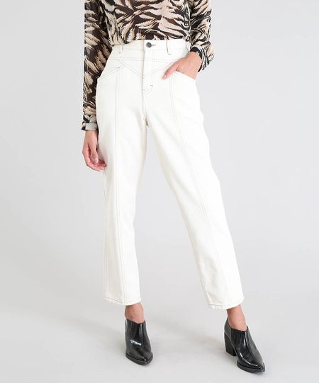 Calca-de-Sarja-Feminina-Mindset-Mom-Pants-com-Recortes-Cintura-Alta-Bege-Claro-9599061-Bege_Claro_1 Calca-de-Sarja-Feminina-Mindset-Mom-Pants-com-Recortes-Cintura-Alta-Bege-Claro-9599061-Bege_Claro_1