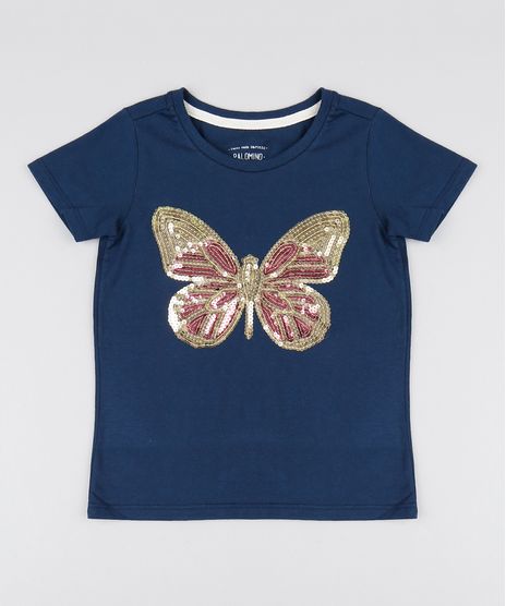 Blusa-Infantil-Com-Paetes-Borboletas-Manga-Curta-Azul-Marinho-9551804-Azul_Marinho_1