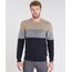 Sueter-Masculino-em-Trico-Listrado-Gola-Redonda-Bege-9327992-Bege_1